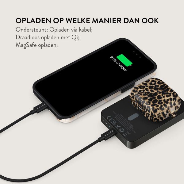 Burga Magnetic Powerbank 5.000 mAh - Geschikt voor MagSafe | Player - Gunmetal