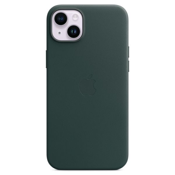 Apple Leather Backcover MagSafe Apple iPhone 14 Plus - Forest Green
