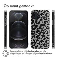 imoshion Design hoesje iPhone 12 (Pro) - Leopard Transparent