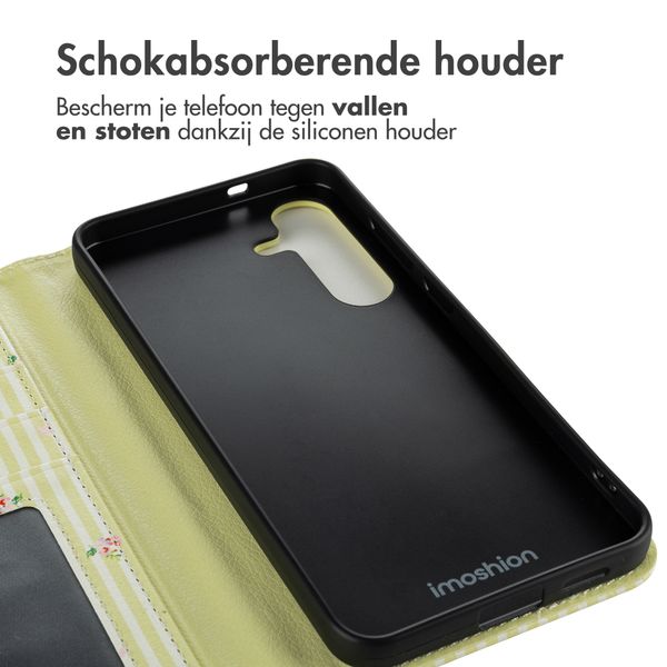 imoshion Design Bookcase Samsung Galaxy S25 FE - Garden Stripes