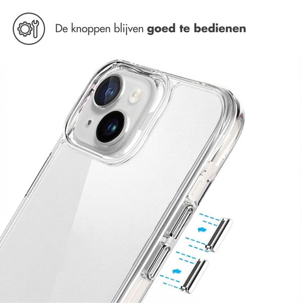 imoshion Rugged Air Case Apple iPhone 15 Plus - Transparant