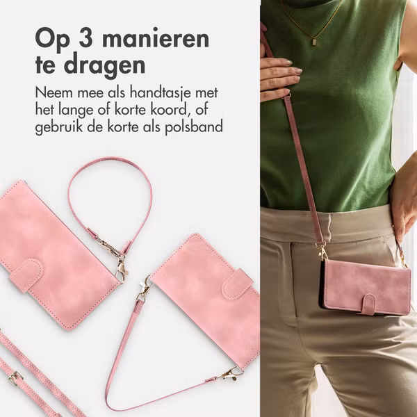 imoshion Bookcase met koord Oppo Reno15 (5G) - Roze
