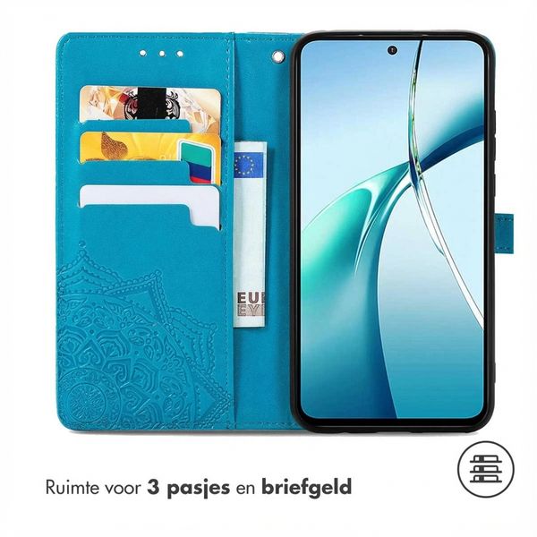 imoshion Mandala Bookcase OnePlus Nord CE 4 Lite 5G - Turquoise