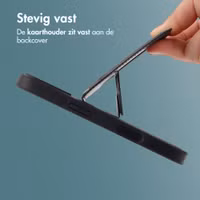 imoshion Backcover met kaarthouder en stand Apple iPhone 17 - Zwart