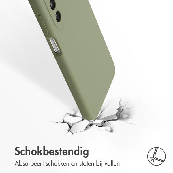 Accezz Liquid Silicone Backcover Samsung Galaxy A26 - Groen