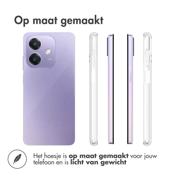 Accezz Clear Backcover Oppo A40 (4G) / Oppo A40M (4G) / Oppo A60 (5G) - Transparant