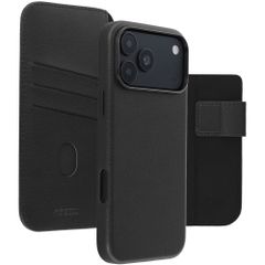 Accezz Leather Bookcase 2-in-1 met MagSafe Apple iPhone 18 Pro / 17 Pro - Onyx Black