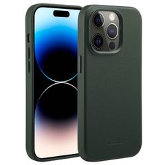 Accezz Leather Back Cover with MagSafe Apple iPhone 14 Pro - Cedar Green