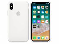 Apple Silicone Backcover Apple iPhone X - White