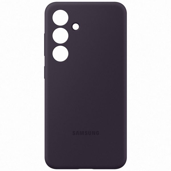 Samsung Originele Silicone Backcover Samsung Galaxy S24 - Dark Violet