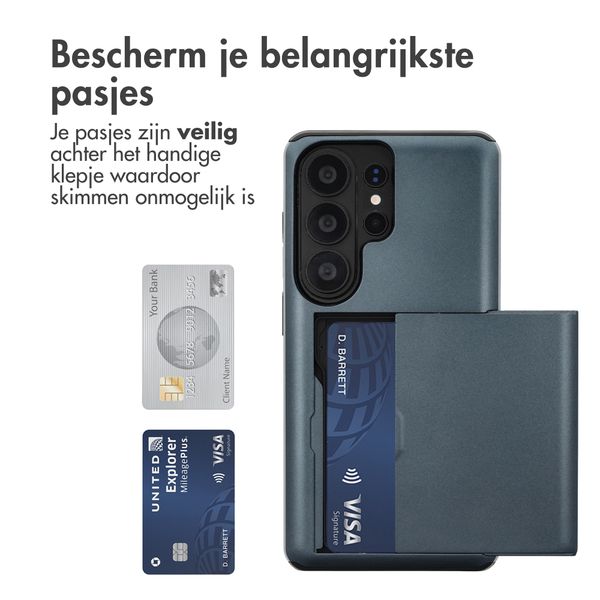 imoshion Backcover met pasjeshouder Samsung Galaxy S26 Ultra - Donkerblauw