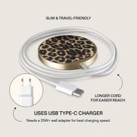 Burga Wireless Magnetic Charger - MagSafe and Qi2 - Player / Gold