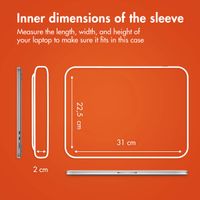 imoshion Laptop sleeve with storage pocket 13 inch - Petrol Green