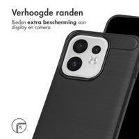 imoshion Brushed Backcover Oppo Reno 16 / 16 Pro - Zwart