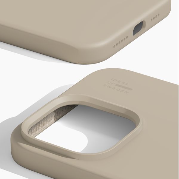 iDeal of Sweden Silicone Case met MagSafe Apple iPhone 14 Pro Max - Beige