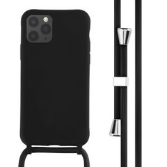 imoshion Silicone Case with Strap Apple iPhone 11 Pro - Black