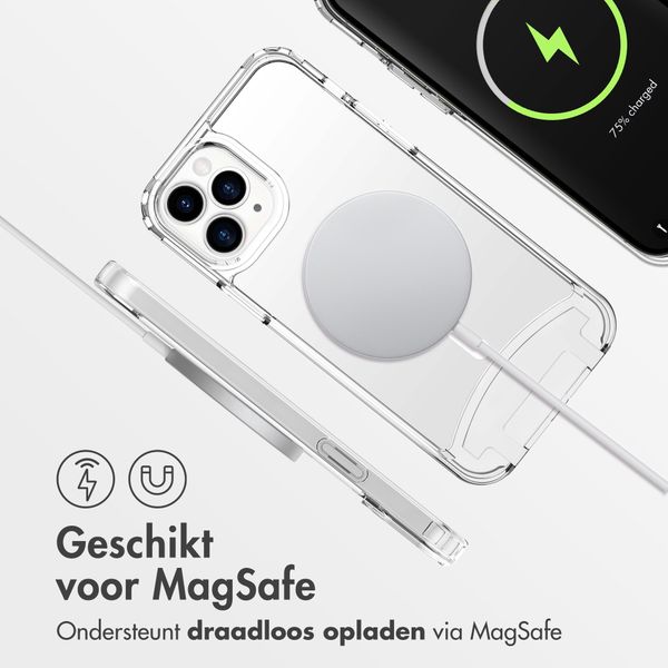 imoshion MagSafe Backcover met afneembaar koord iPhone 12 (Pro) - Transparant