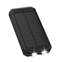 imoshion Solar Powerbank met Zonnepaneel - Quick Charge en Power Delivery - 10.000 mAh - Zwart