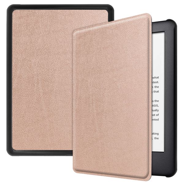 imoshion Slim Hard Case Sleepcover Amazon Kindle 10 - Rosé Goud