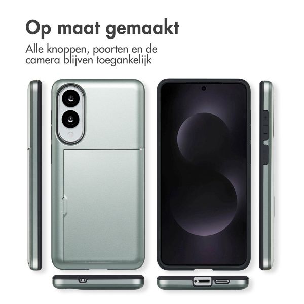 imoshion Backcover met pasjeshouder Samsung Galaxy S25 Edge - Groen