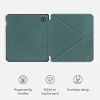 imoshion Vouwbare Bookcase Kobo Libra Colour - Donkergroen