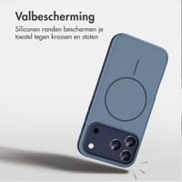 imoshion Color Backcover met Thin MagSafe Ring Apple iPhone 17 Pro - Donkerblauw