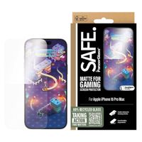 SAFE by PanzerGlass Gaming Screenprotector Ultra Wide Fit met applicator Apple iPhone 16 Pro Max