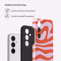 Selencia Vivid Backcover Samsung Galaxy A35 - Dream Swirl Pink