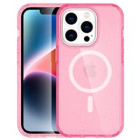 imoshion Sparkle Backcover met MagSafe Apple iPhone 14 Pro - Glitter Roze
