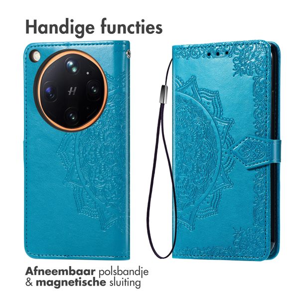 imoshion Mandala Bookcase Oppo Find X9 Ultra - Turquoise