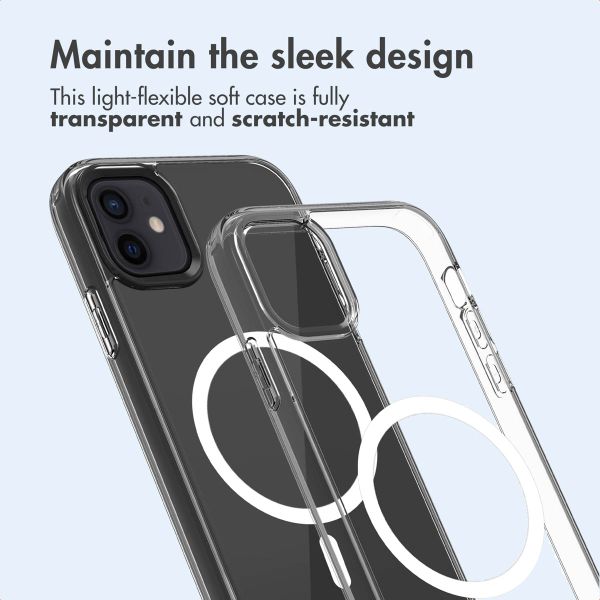 imoshion Protective Back Cover with MagSafe Apple iPhone 12 (Pro) - Transparent