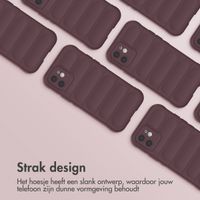 imoshion EasyGrip Backcover iPhone 12 - Aubergine