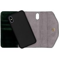 iDeal of Sweden Mayfair Clutch Velvet iPhone Xs / X - Groen