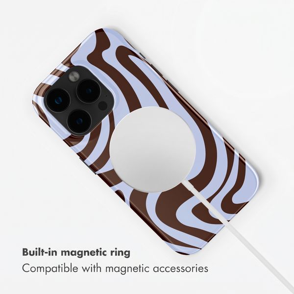 Selencia Vivid Back Cover with MagSafe Apple iPhone 15 Pro - Dream Swirl Chocolate
