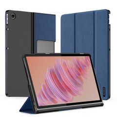 Dux Ducis Domo Bookcase Lenovo Tab Plus - Donkerblauw