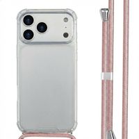imoshion Transparante Backcover met koord Apple iPhone 17 Pro Max - Rosé Goud