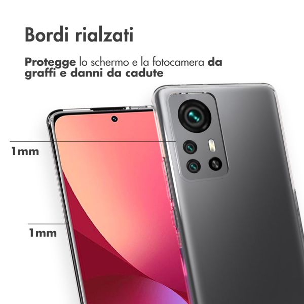Accezz Clear Backcover Xiaomi 12 Pro - Transparant