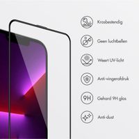 Accezz Gehard Glas Screenprotector + Applicator Apple iPhone 13 / 13 Pro / 14 / 16e