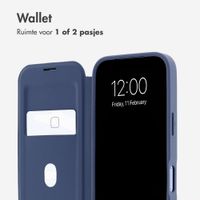 imoshion Transparante Bookcase met MagSafe Apple iPhone 18 Pro Max / 17 Pro Max - Blauw