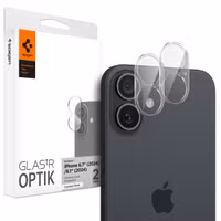 Spigen GLAStR EZ Fit Optik Camera Protector 2 Pack Apple iPhone 16 / 16 Plus - Crystal Clear