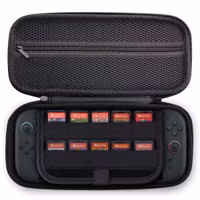 imoshion Nintendo Switch 2 Case met ritsvak - Hoes Nintendo Switch 2 / Switch (OLED) met handvat - Zwart