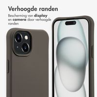 imoshion Color Backcover met afneembaar koord MagSafe Apple iPhone 15 - Black Coffee