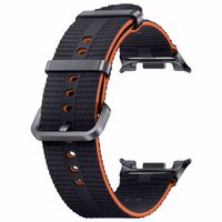 Samsung Originele Athleisure Band Samsung Galaxy Watch 8 (40/44mm) / Classic (46mm) - M/L - Graphite