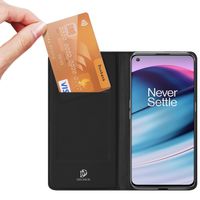 Dux Ducis Slim Softcase Bookcase OnePlus Nord CE 5G - Zwart