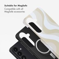 Selencia Vivid Back Cover with MagSafe Samsung Galaxy S26 - Desert Waves Beige