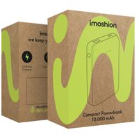 imoshion Compact Powerbank 10.000 mAh - Zwart