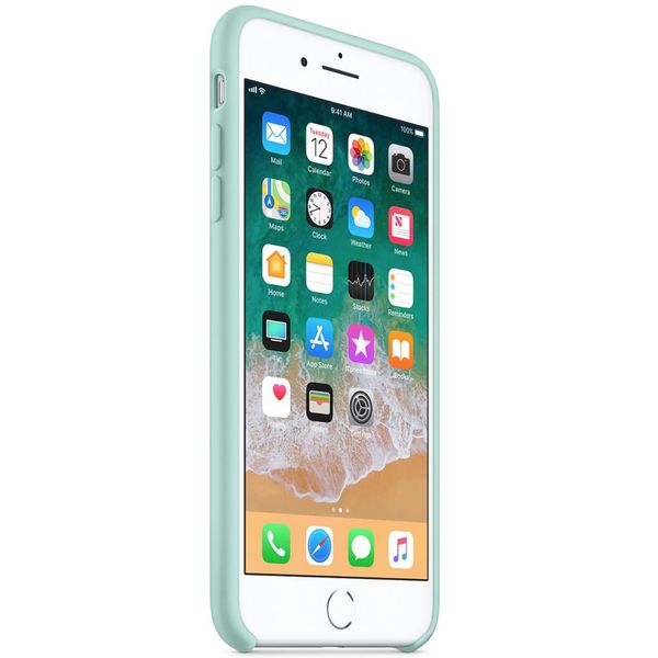 Apple Silicone Backcover Apple iPhone 8 Plus / 7 Plus - Marine Green