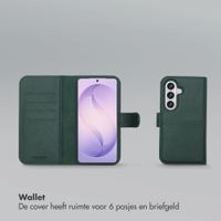 Selencia Olyn Uitneembare Bookcase met MagSafe Samsung Galaxy S26 - Groen
