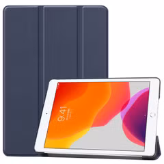 imoshion Trifold Bookcase Apple iPad 9 (2021) 10.2 inch / iPad 8 (2020) 10.2 inch / iPad 7 (2019) 10.2 inch - Donkerblauw