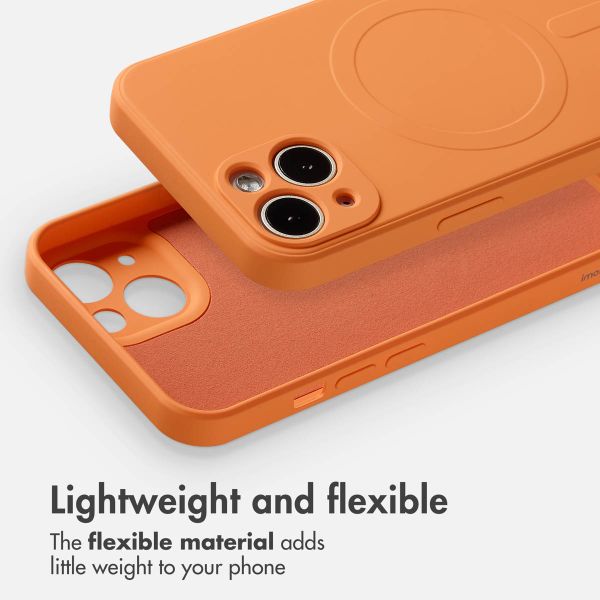 imoshion Colour Back Cover with MagSafe Apple iPhone 15 - Orange